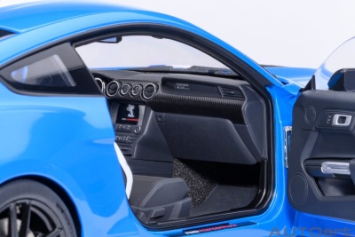 Ford Shelby Mustang GT500 blau weiß Modellauto 1:18 Autoart
