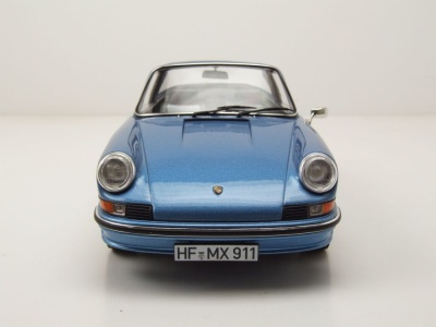 Porsche 911 Targa S 2.4 1973 blau metallic Modellauto 1:18 Norev