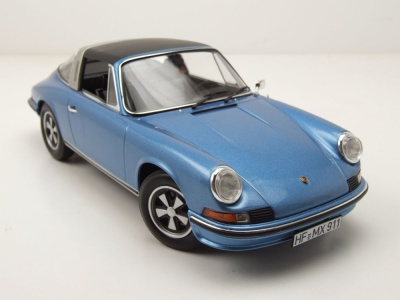 Porsche 911 Targa S 2.4 1973 blau metallic Modellauto 1:18 Norev