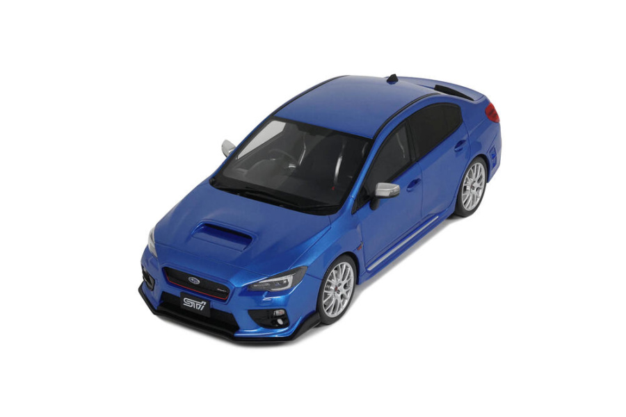 Modellauto Subaru WRX STI S207 WR RHD 2015 blau metallic 1:18