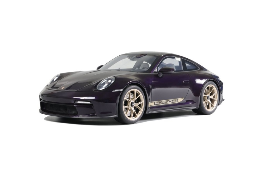 Porsche 911 (992) GT3 Touring 2021 lila Modellauto 1:12 GT Spirit