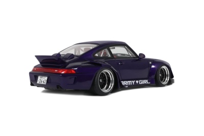 RWB Porsche 911 RAUH Welt Army Girl 2015 lila Modellauto...