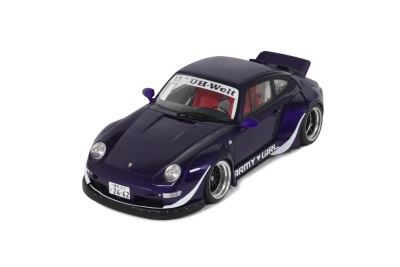 RWB Porsche 911 RAUH Welt Army Girl 2015 lila Modellauto 1:18 GT Spirit