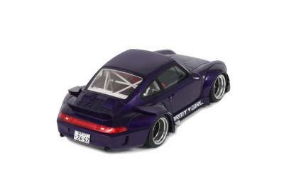 RWB Porsche 911 RAUH Welt Army Girl 2015 lila Modellauto 1:18 GT Spirit