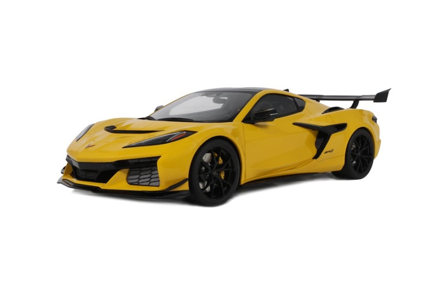 Chevrolet Corvette C8 ZR1 2025 gelb Modellauto 1:18 GT Spirit
