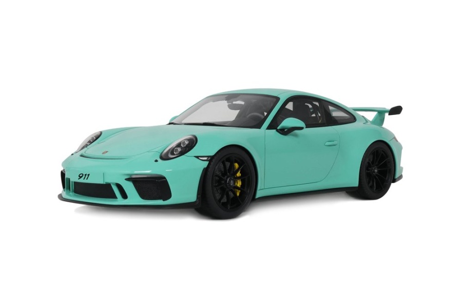 Porsche 911 (991.2) GT3 2018 grün Modellauto 1:18 GT Spirit