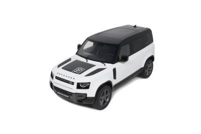 Land Rover Defender 110 P400X 2021 weiß Modellauto 1:12 GT Spirit