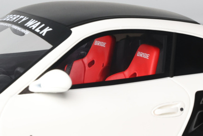 LB-Works Liberty Walk Porsche 911 Turbo 2024 weiß Modellauto 1:18 GT Spirit