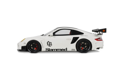 LB-Works Liberty Walk Porsche 911 Turbo 2024 weiß Modellauto 1:18 GT Spirit