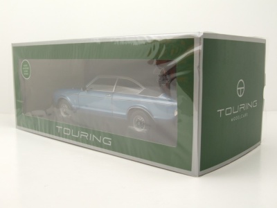 Ford Granada L Coupe 2. Serie 1975 blau metallic Modellauto 1:18 Touring Modelcars