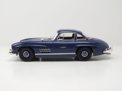 Mercedes 300 SL Flügeltürer W198 1954 blau Modellauto 1:18 Norev