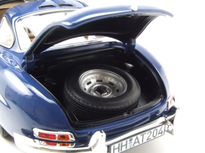 Mercedes 300 SL Flügeltürer W198 1954 blau Modellauto 1:18 Norev