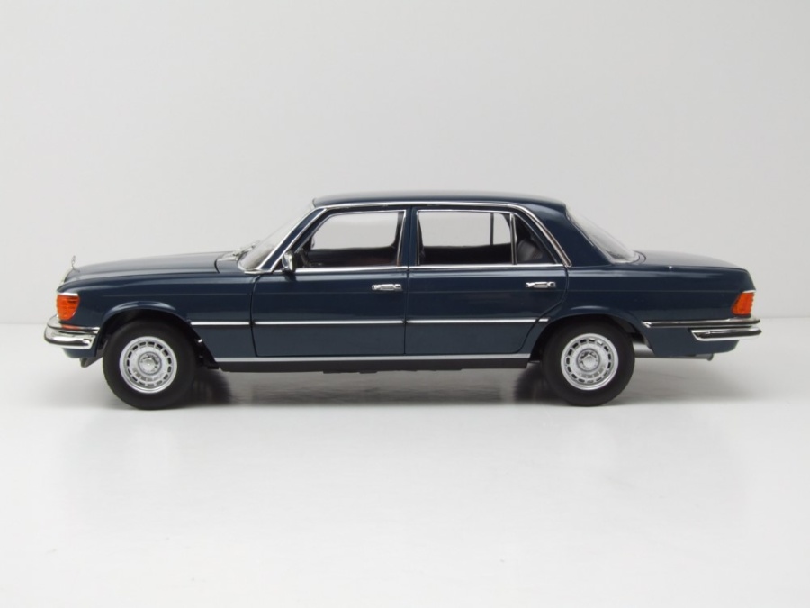 Mercedes 350 SE W116 1973 Bleu Métallisé – Norev 1/18 – 183971 – Neuve