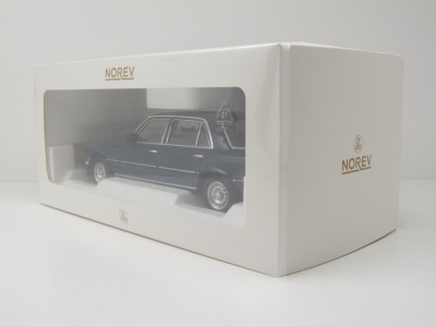 Mercedes 350 SEL S-Klasse W116 1979 blau Modellauto 1:18 Norev