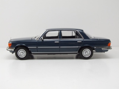 Mercedes 350 SEL S-Klasse W116 1979 blau Modellauto 1:18 Norev