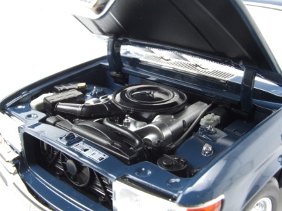 Mercedes 350 SEL S-Klasse W116 1979 blau Modellauto 1:18 Norev