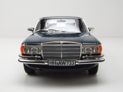 Mercedes 350 SEL S-Klasse W116 1979 blau Modellauto 1:18 Norev