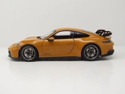 Porsche 911 GT3 2021 bahama gelb Modellauto 1:18 Norev