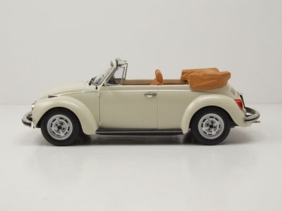 VW 1303 Käfer Cabrio 1972 hellelfenbein Modellauto 1:18 Norev
