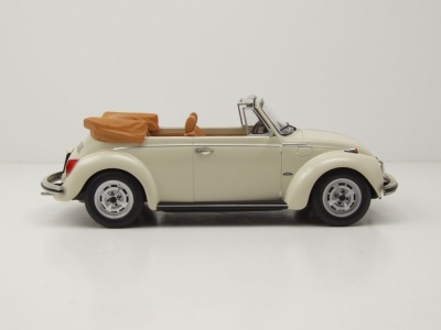 VW 1303 Käfer Cabrio 1972 hellelfenbein Modellauto 1:18 Norev
