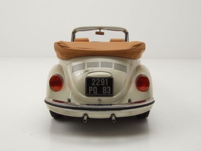 VW 1303 Käfer Cabrio 1972 hellelfenbein Modellauto 1:18 Norev