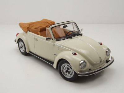 VW 1303 Käfer Cabrio 1972 hellelfenbein Modellauto 1:18 Norev