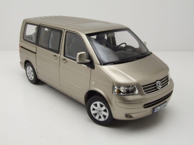 VW T5 Bus Multivan 2003 beige metallic Modellauto 1:18 Norev