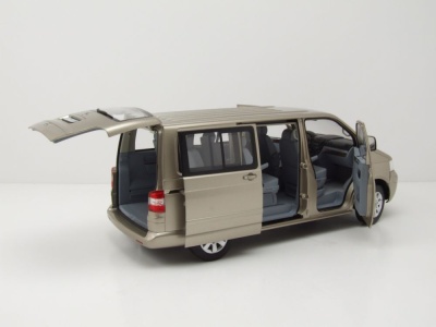 VW T5 Bus Multivan 2003 beige metallic Modellauto 1:18 Norev