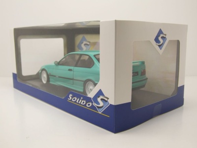 BMW M3 E36 Coupe Solido Works 1991 mintgrün Modellauto 1:18 Solido