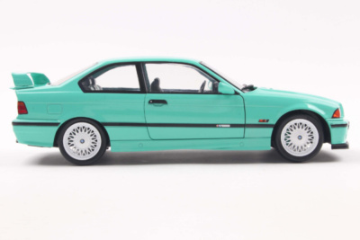 BMW M3 E36 Coupe Solido Works 1991 mintgrün Modellauto 1:18 Solido