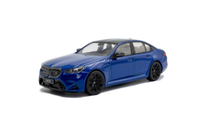 BMW G90 M5 Sedan 2024 marina bay blau Modellauto 1:43 Solido
