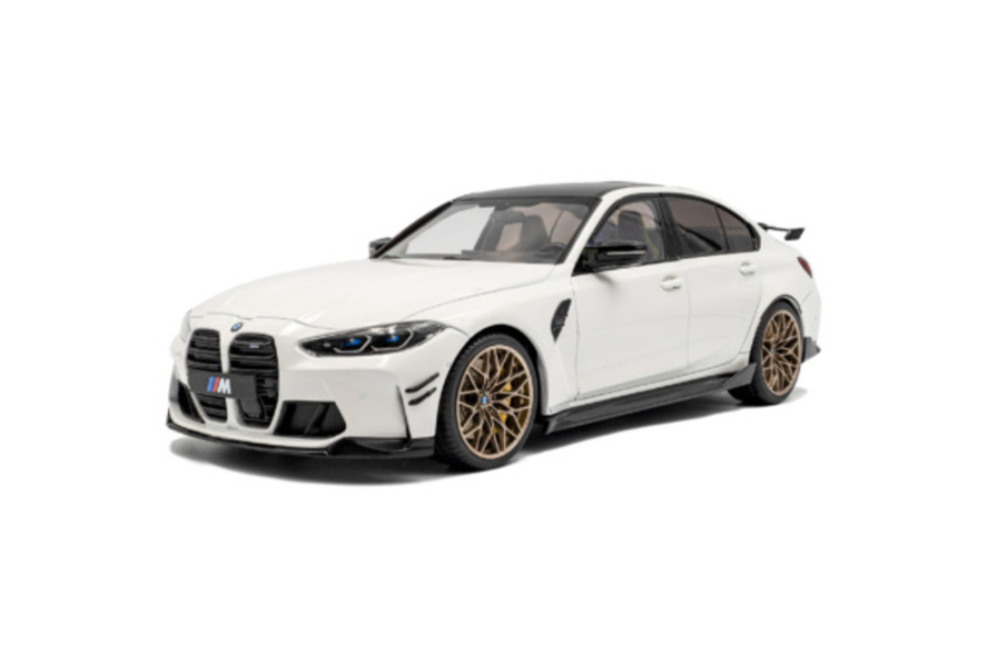 BMW M3 (G80) Performance 2024 alpine weiß Modellauto 1:18 Solido