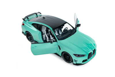 BMW M4 Performance Solido Works 2024 türkis Modellauto 1:18 Solido