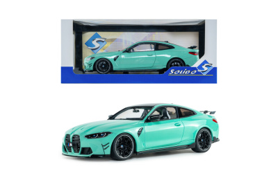 BMW M4 Performance Solido Works 2024 türkis Modellauto 1:18 Solido