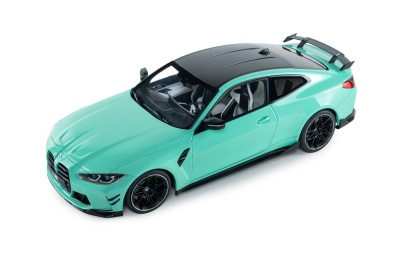 BMW M4 Performance Solido Works 2024 türkis Modellauto 1:18 Solido