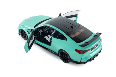BMW M4 Performance Solido Works 2024 türkis Modellauto 1:18 Solido