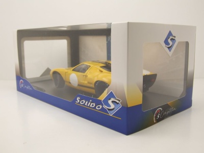 Ford GT40 MK1 1968 gelb Modellauto 1:18 Solido