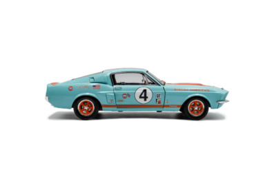 Ford Shelby Mustang GT500 Gulf Racing Tribute 1967 hellblau orange Modellauto 1:18 Solido