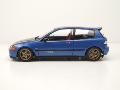 Honda Civic EG6 1991 blau metallic Modellauto 1:18 Solido