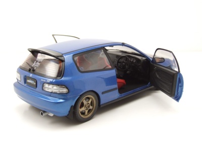 Honda Civic EG6 1991 blau metallic Modellauto 1:18 Solido