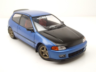 Honda Civic EG6 1991 blau metallic Modellauto 1:18 Solido