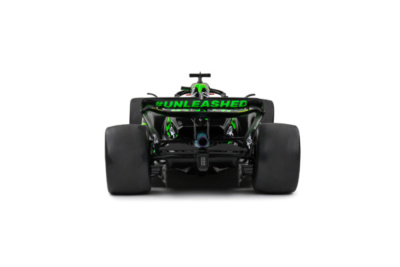 Kick Sauber Formel 1 Team C44 #77 Las Vegas GP 2024 schwarz grün Bottas Modellauto 1:18 Solido