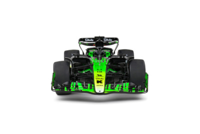 Kick Sauber Formel 1 Team C44 #77 Las Vegas GP 2024 schwarz grün Bottas Modellauto 1:18 Solido