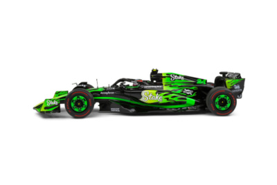 Kick Sauber Formel 1 Team C44 #24 Las Vegas GP 2024 schwarz grün Guanyu Modellauto 1:18 Solido