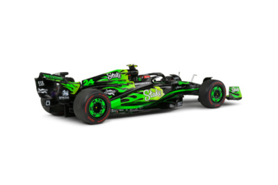 Kick Sauber Formel 1 Team C44 #24 Las Vegas GP 2024 schwarz grün Guanyu Modellauto 1:18 Solido