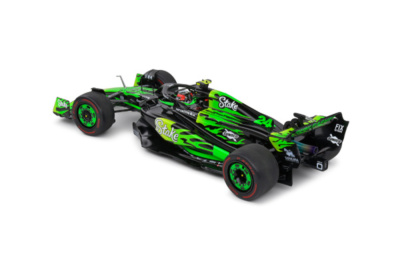 Kick Sauber Formel 1 Team C44 #24 Las Vegas GP 2024 schwarz grün Guanyu Modellauto 1:18 Solido