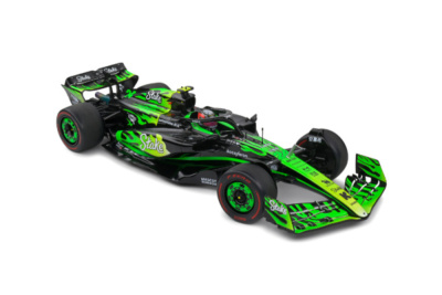 Kick Sauber Formel 1 Team C44 #24 Las Vegas GP 2024 schwarz grün Guanyu Modellauto 1:18 Solido