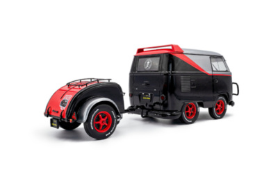 VW T1 Kool Kombi B-Team 2024 schwarz grau Modellauto 1:18 Solido