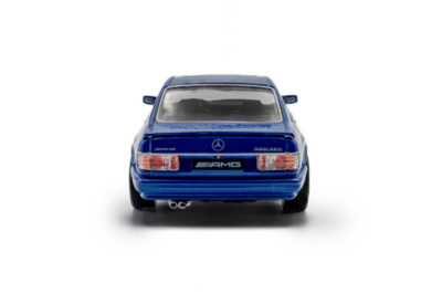 Mercedes 560 SEC AMG W126 Widebody 1990 blau metallic Modellauto 1:43 Solido