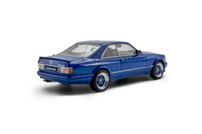 Mercedes 560 SEC AMG W126 Widebody 1990 blau metallic Modellauto 1:43 Solido